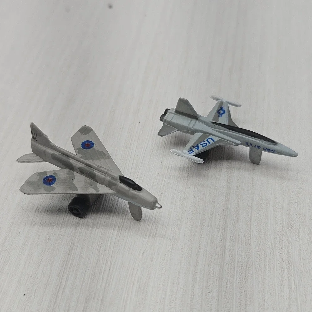 Vintage Lot 15 Micro Machines Fighter Jets War Planes 1980s